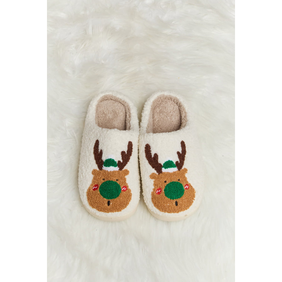 Melody Rudolph Print Plush Slide Slippers footwear