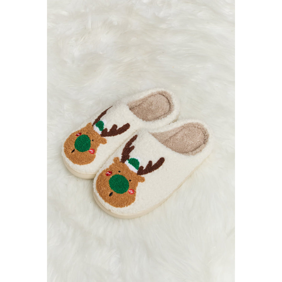 Melody Rudolph Print Plush Slide Slippers footwear