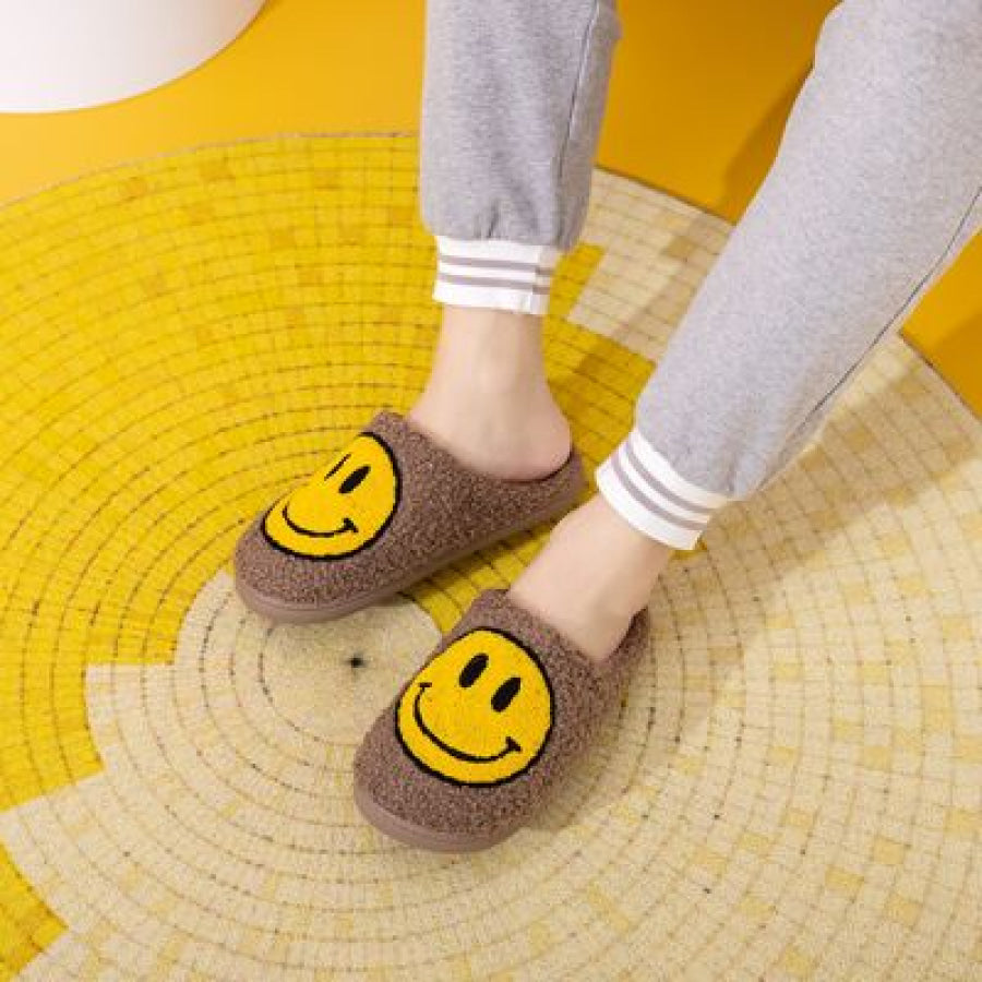 Melody Smiley Face Slippers Apparel and Accessories