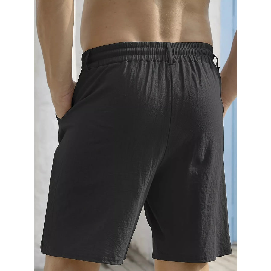 Men’ Full Size Lightweight Drawstring Shorts Plus Size Apparel and Accessories