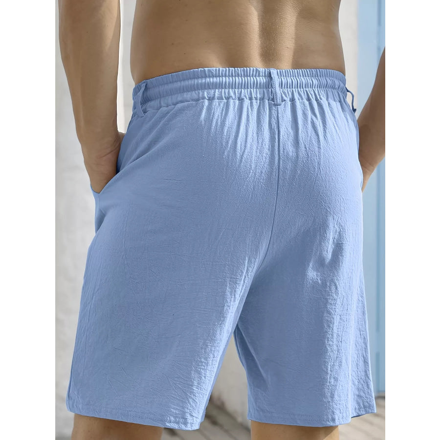 Men’ Full Size Lightweight Drawstring Shorts Plus Size Apparel and Accessories