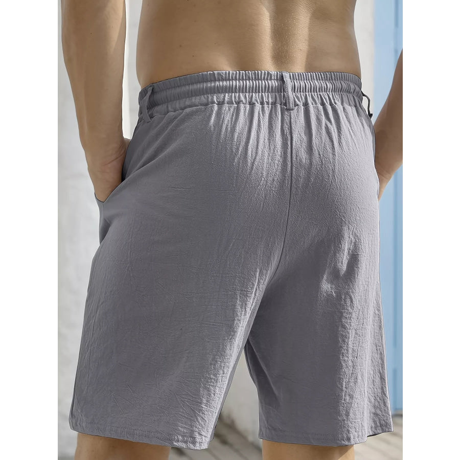Men’ Full Size Lightweight Drawstring Shorts Plus Size Apparel and Accessories
