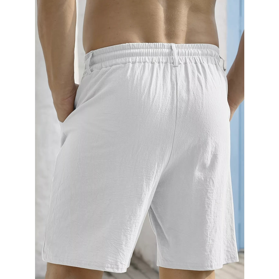 Men’ Full Size Lightweight Drawstring Shorts Plus Size Apparel and Accessories