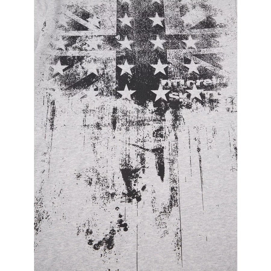 Men’s America Flag Graphic Long Sleeve T-Shirt Apparel and Accessories