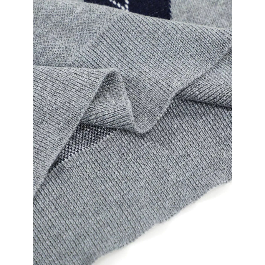 Men’s Argyle Knit Short Sleeve Polo Apparel and Accessories