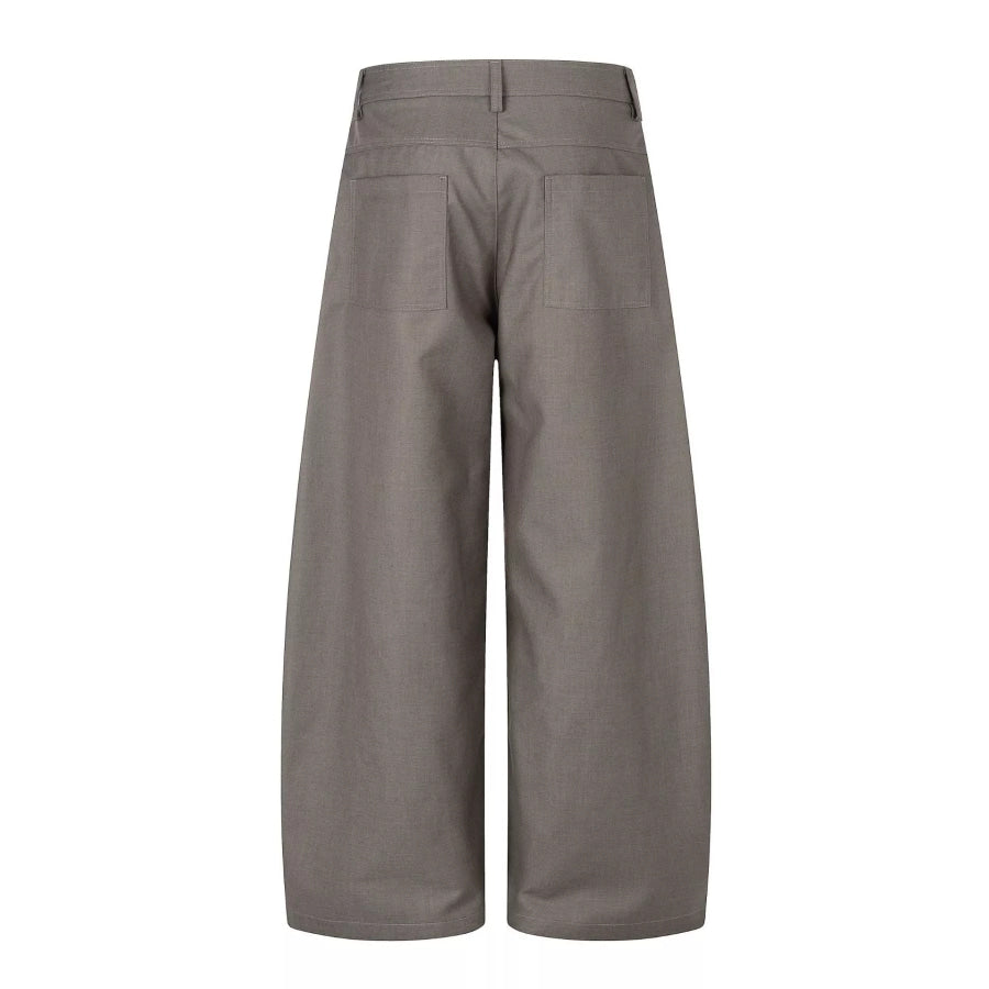 Men’s Asymmetrical Button Wide-Leg Pants Apparel and Accessories
