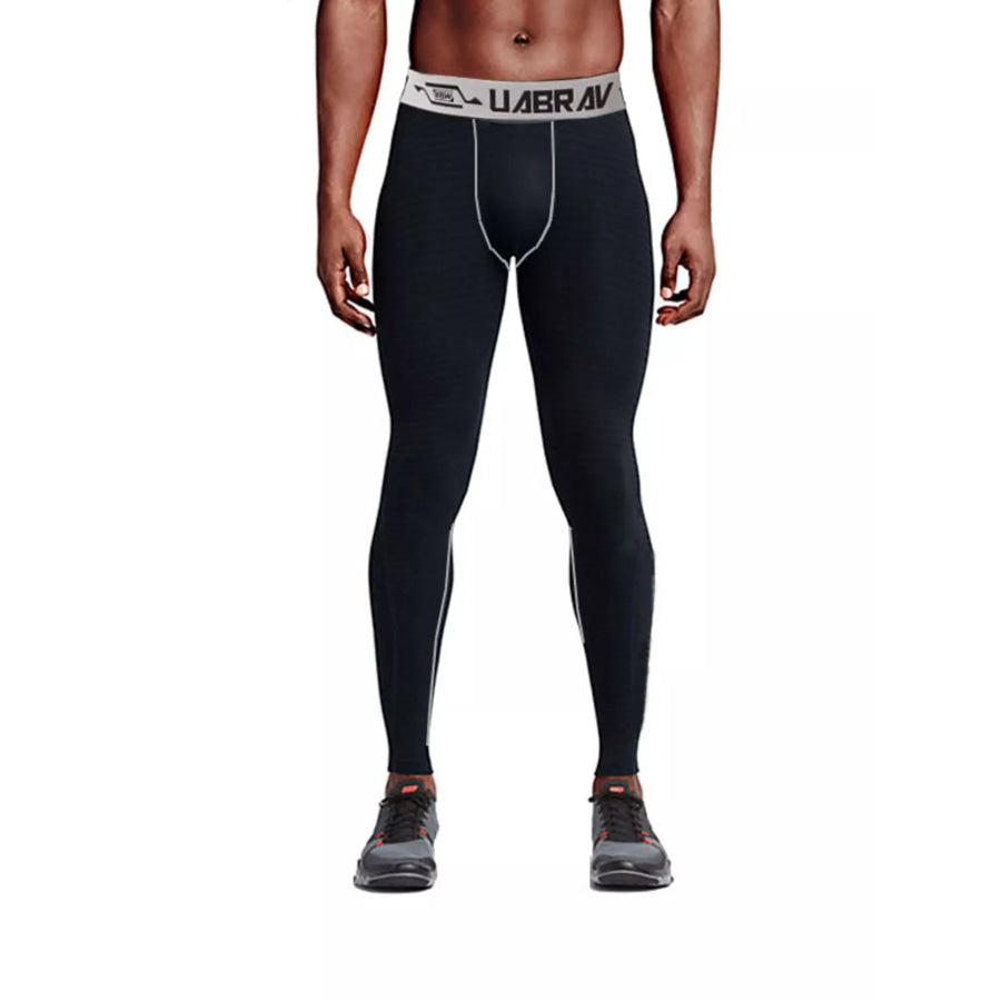 Men’s Breathable Active Leggings White / S Apparel and Accessories