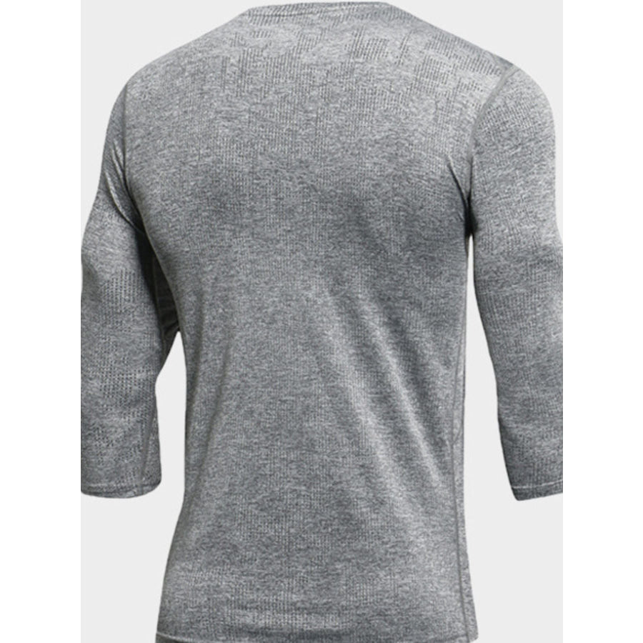 Men’s Breathable Round Neck Active T-Shirt Apparel and Accessories