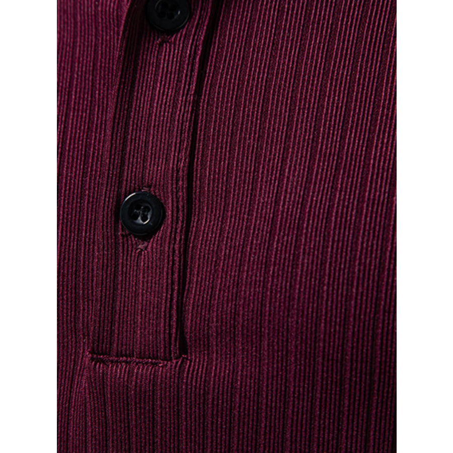 Men’s Button Detail Short Sleeve T-Shirt Apparel and Accessories