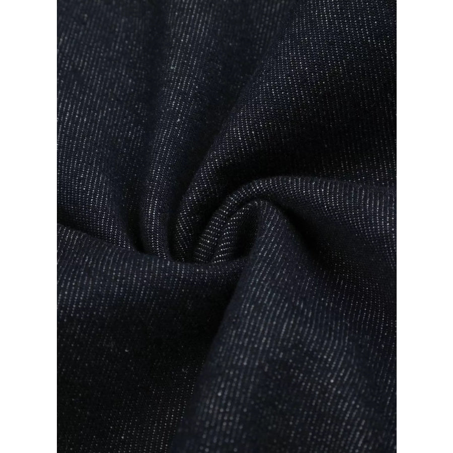 Men’s Button Fly Denim Capris Apparel and Accessories