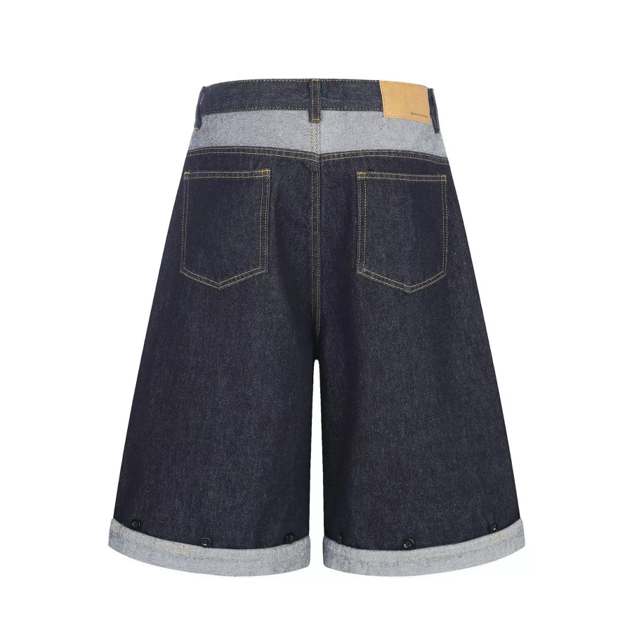 Men’s Button Fly Denim Capris Apparel and Accessories