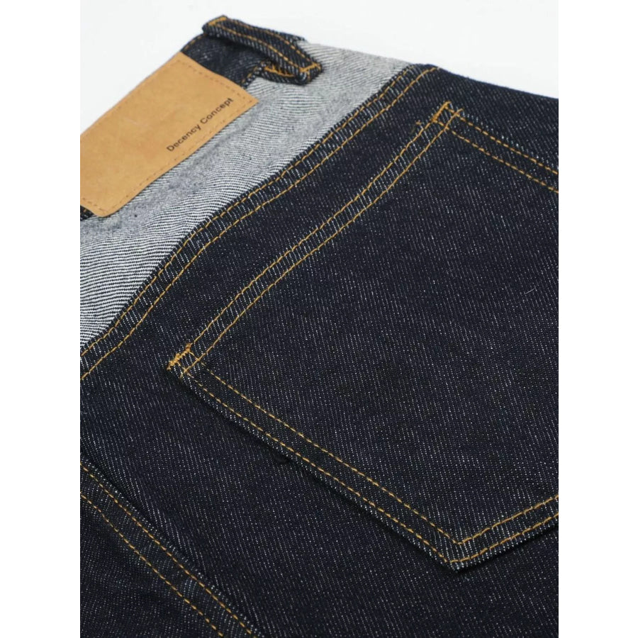 Men’s Button Fly Denim Capris Apparel and Accessories