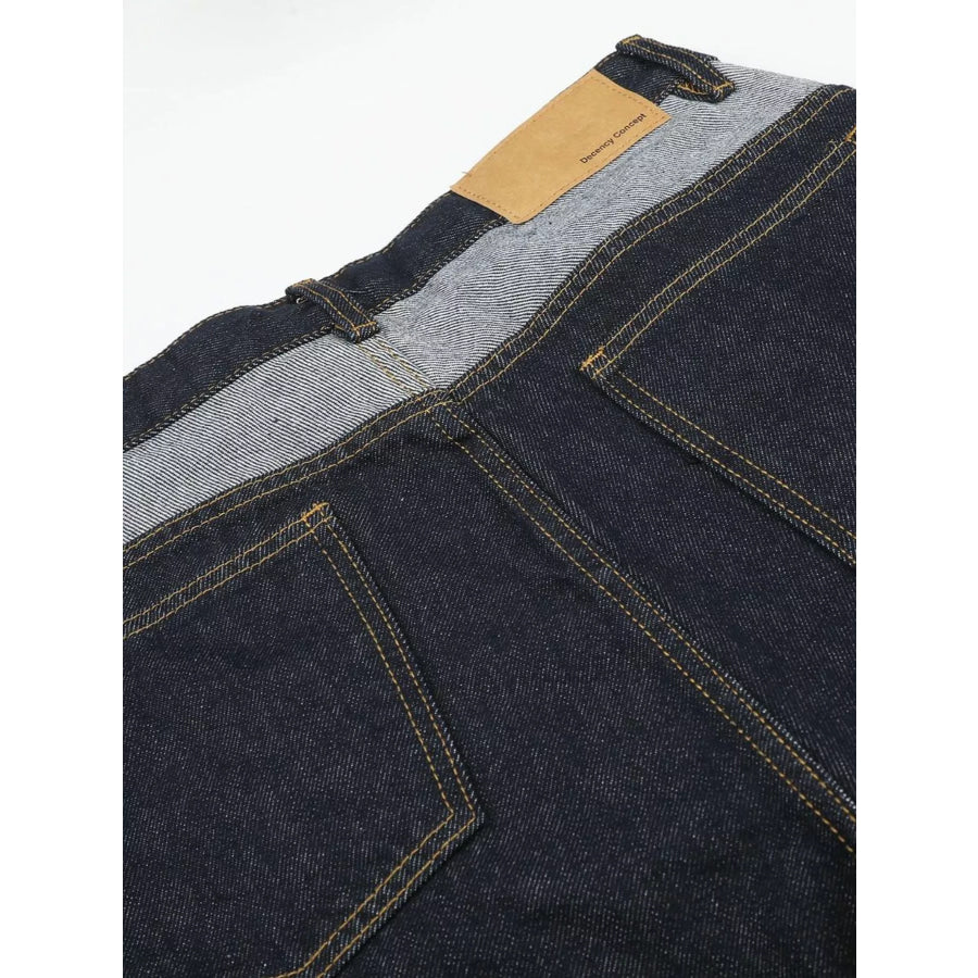 Men’s Button Fly Denim Capris Apparel and Accessories