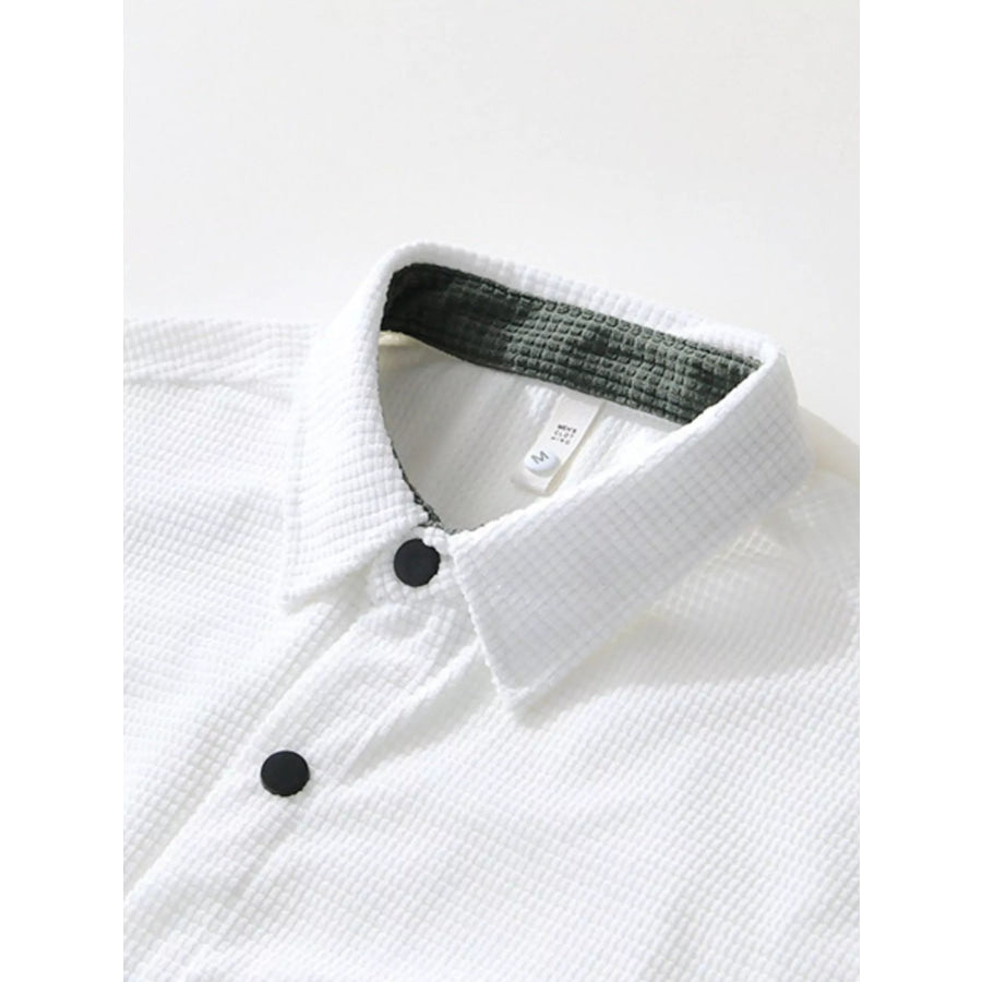 Men’s Button Up Long Sleeve Shirt Apparel and Accessories