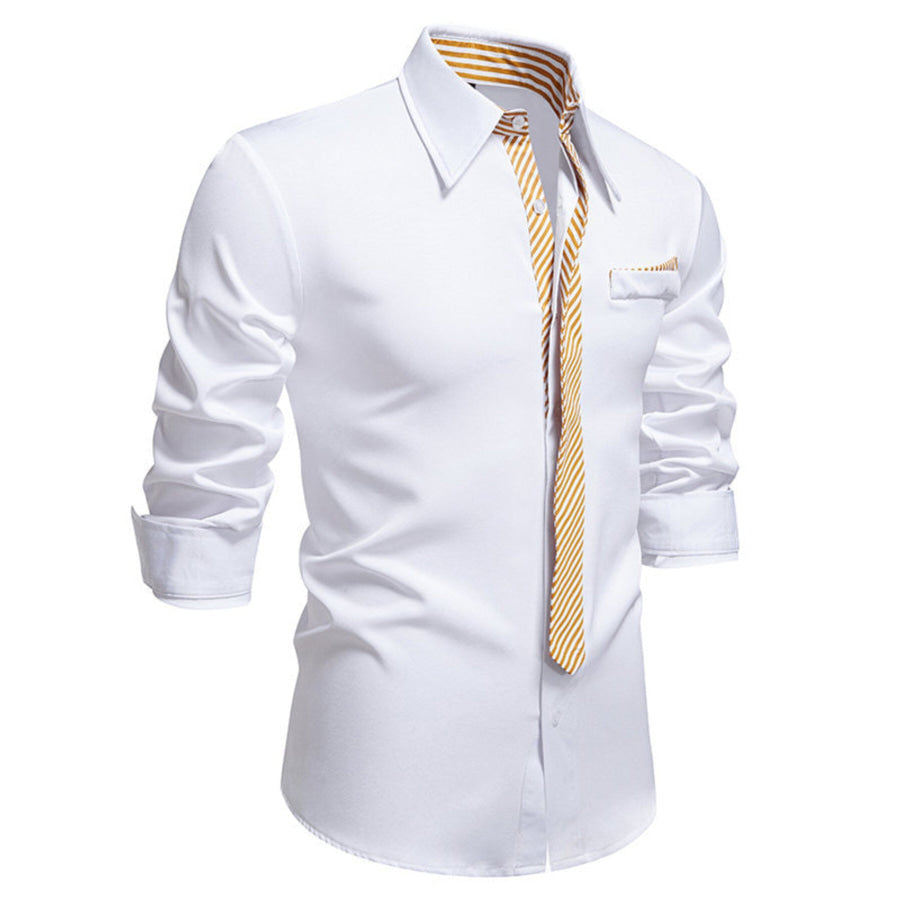 Men’s Button Up Long Sleeve Shirt Apparel and Accessories