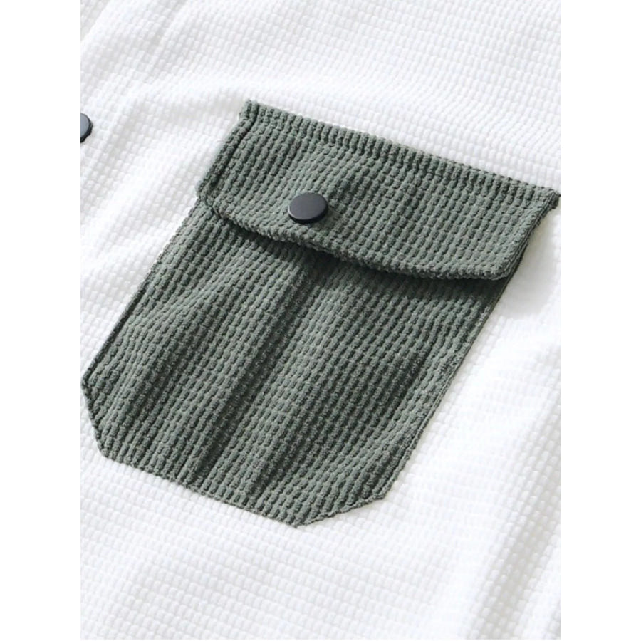 Men’s Button Up Long Sleeve Shirt Apparel and Accessories