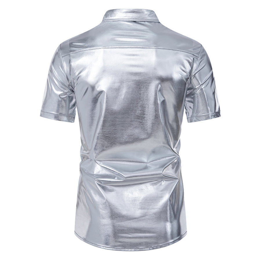 Men’s Button Up Short Sleeve Shirt Apparel and Accessories