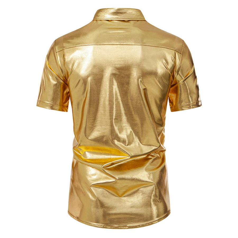 Men’s Button Up Short Sleeve Shirt Apparel and Accessories