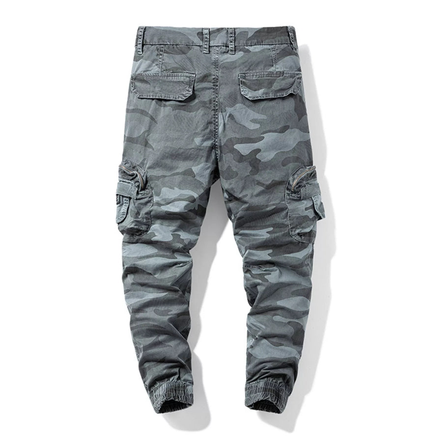Men’s Camouflage Cargo Pants Grey / 28 Apparel and Accessories