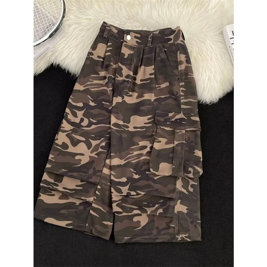 Men’s Camouflage Cargo Shorts with Multiple Pockets Apparel and Accessories