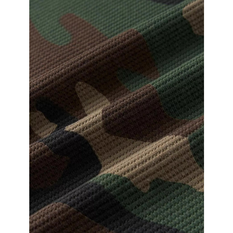 Men’s Camouflage Long-Sleeve T-Shirt Apparel and Accessories