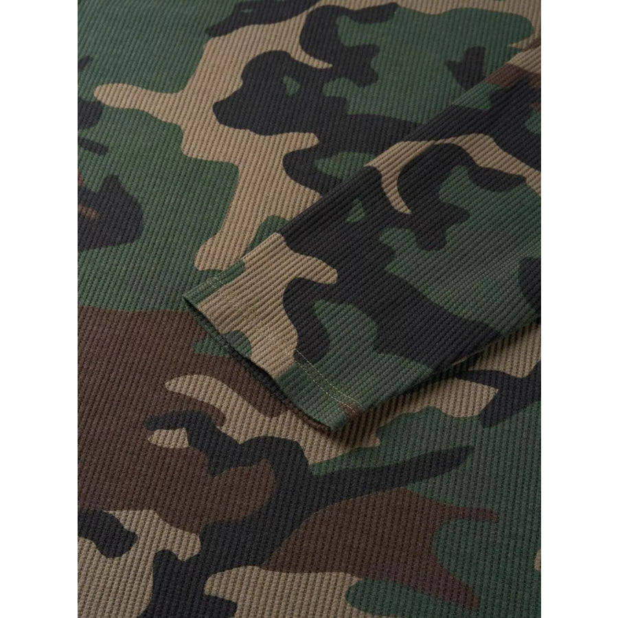 Men’s Camouflage Long-Sleeve T-Shirt Apparel and Accessories