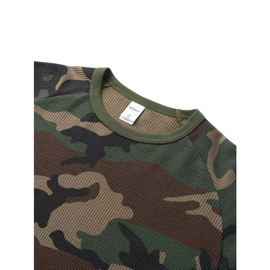 Men’s Camouflage Long-Sleeve T-Shirt Apparel and Accessories