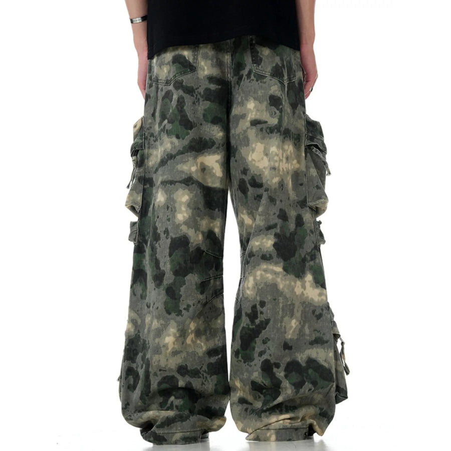 Men’s Camouflage Loose Fit Cargo Pants Apparel and Accessories