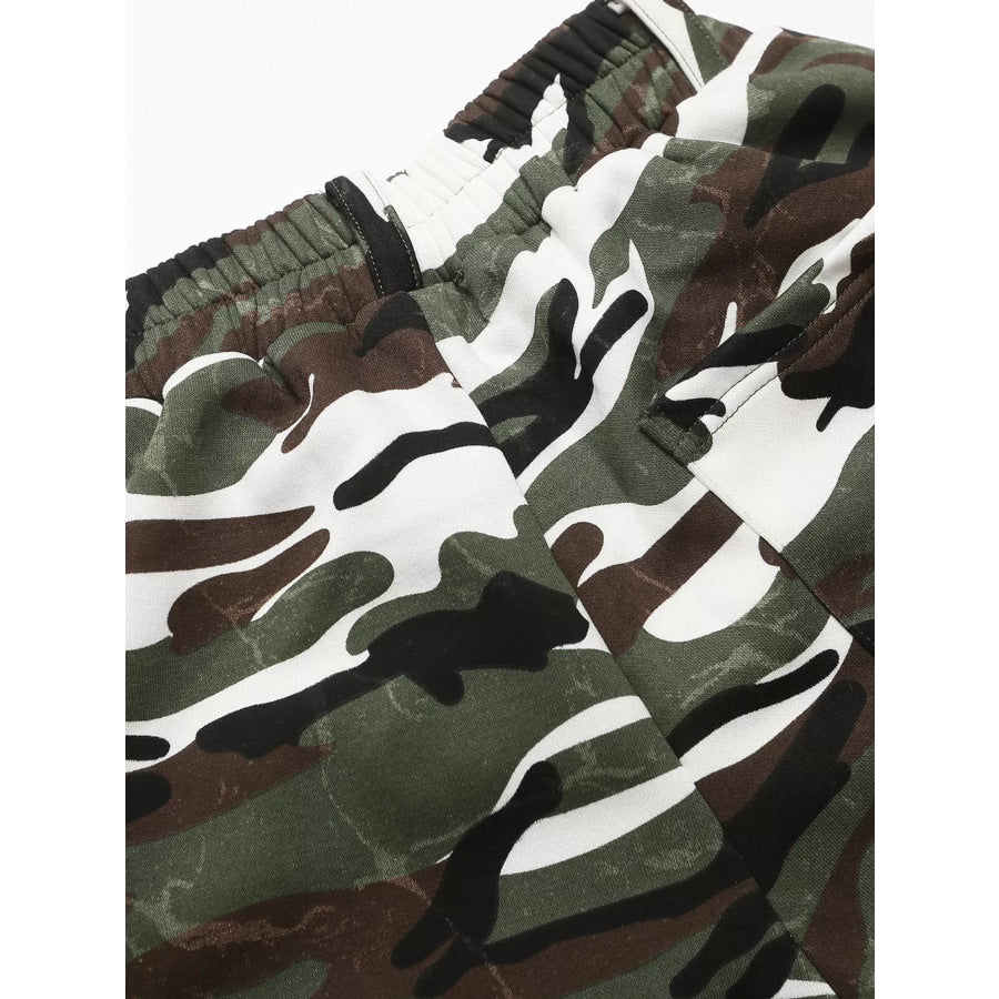 Men’s Camouflage Print Capris Apparel and Accessories
