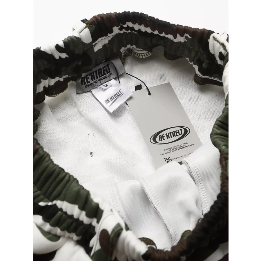 Men’s Camouflage Print Capris Apparel and Accessories