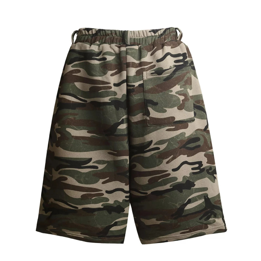 Men’s Camouflage Print Capris Apparel and Accessories