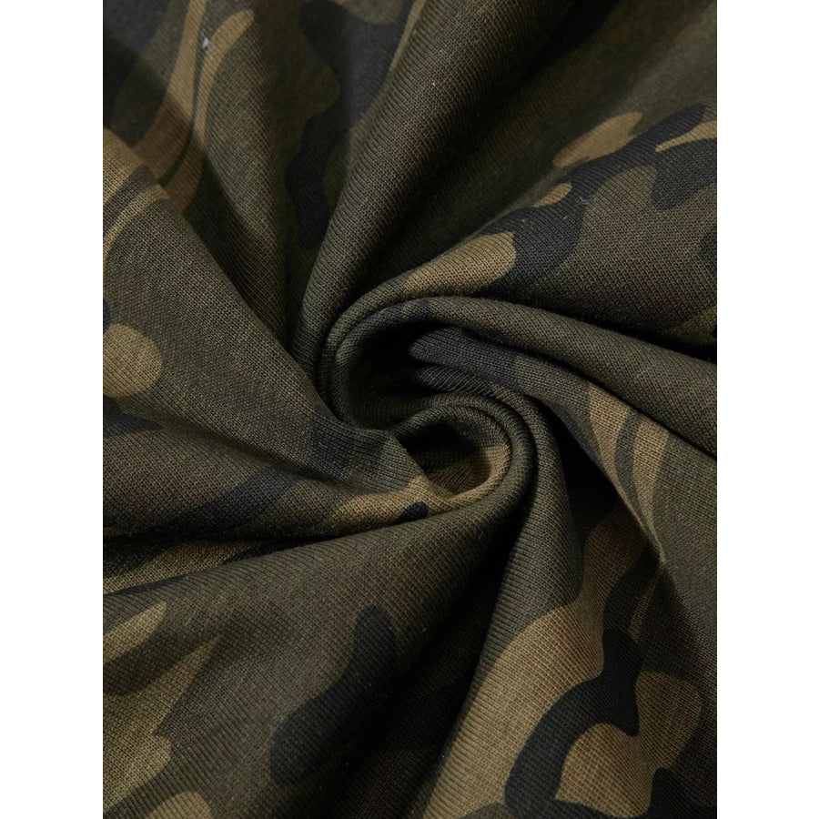 Men’s Camouflage Print Short Sleeve T-Shirt Apparel and Accessories