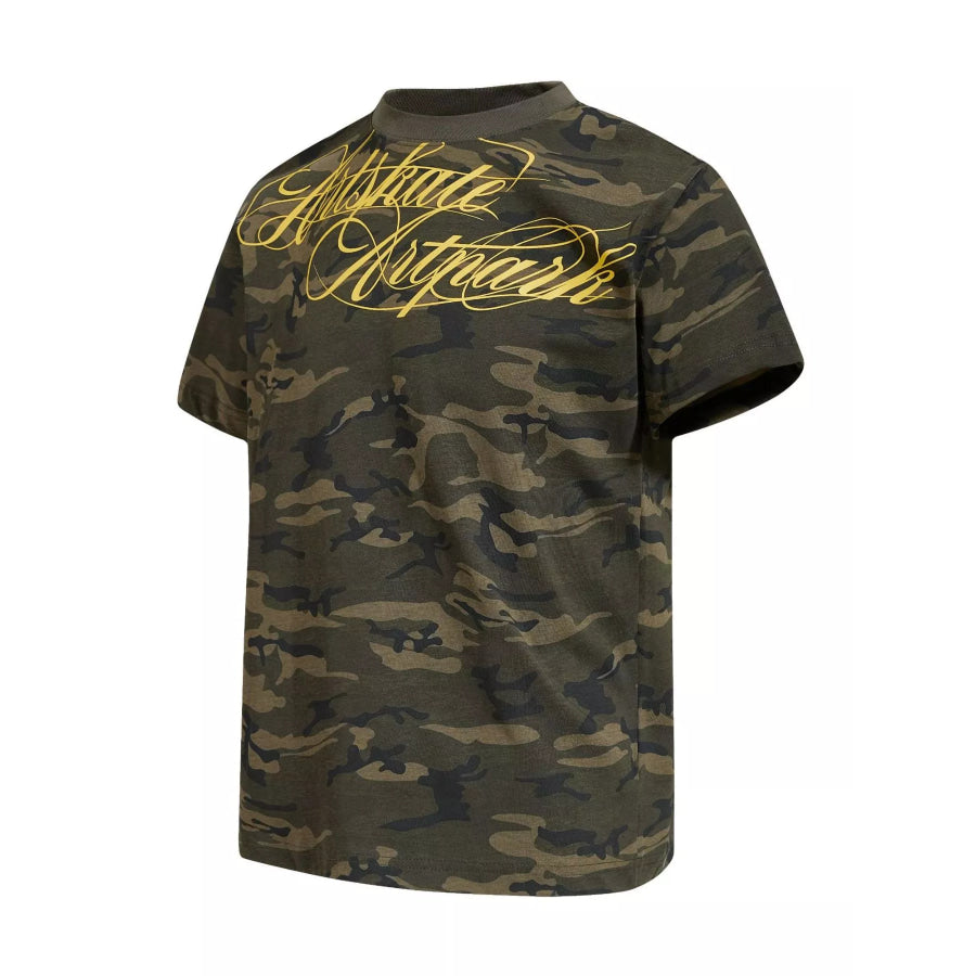 Men’s Camouflage Print Short Sleeve T-Shirt Apparel and Accessories