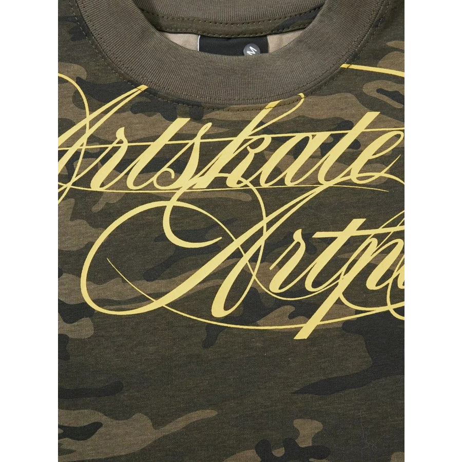 Men’s Camouflage Print Short Sleeve T-Shirt Apparel and Accessories