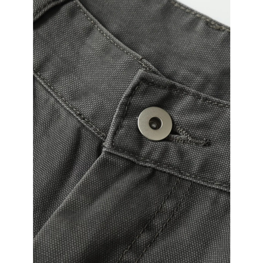 Men’s Cargo Pants with Buckle Straps Apparel and Accessories