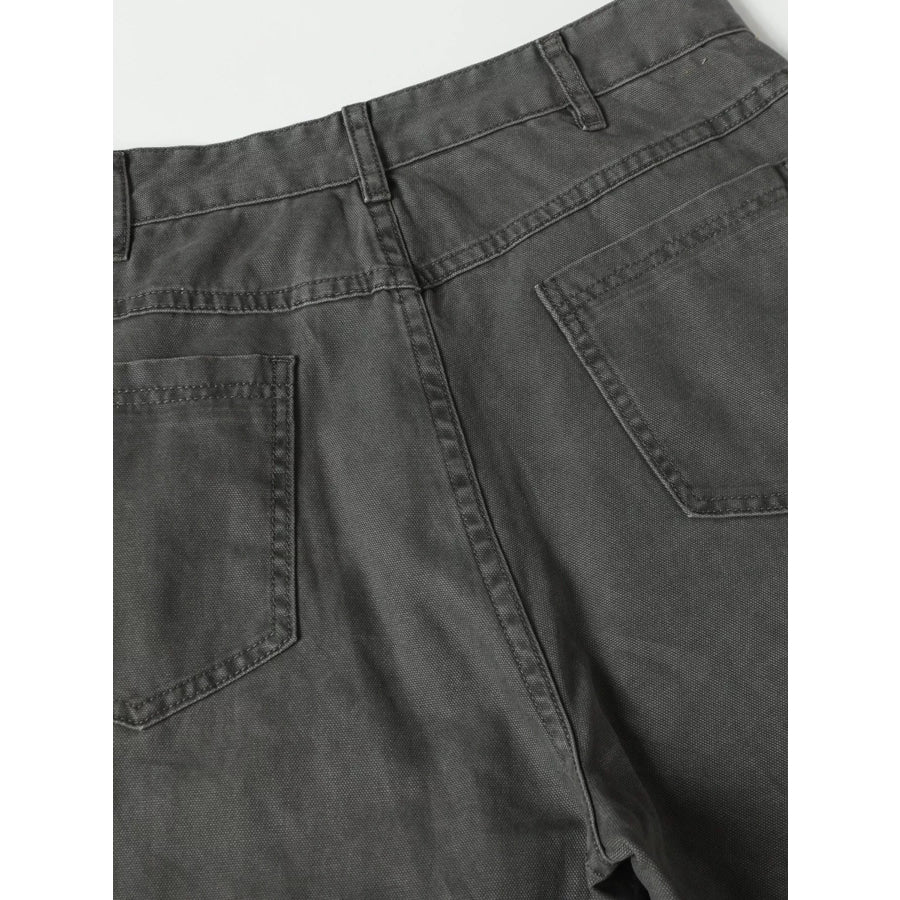 Men’s Cargo Pants with Buckle Straps Apparel and Accessories