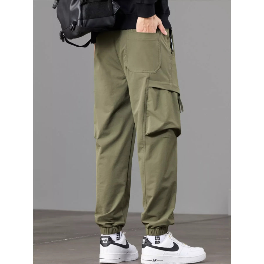 Men’s Casual Cargo Joggers Apparel and Accessories