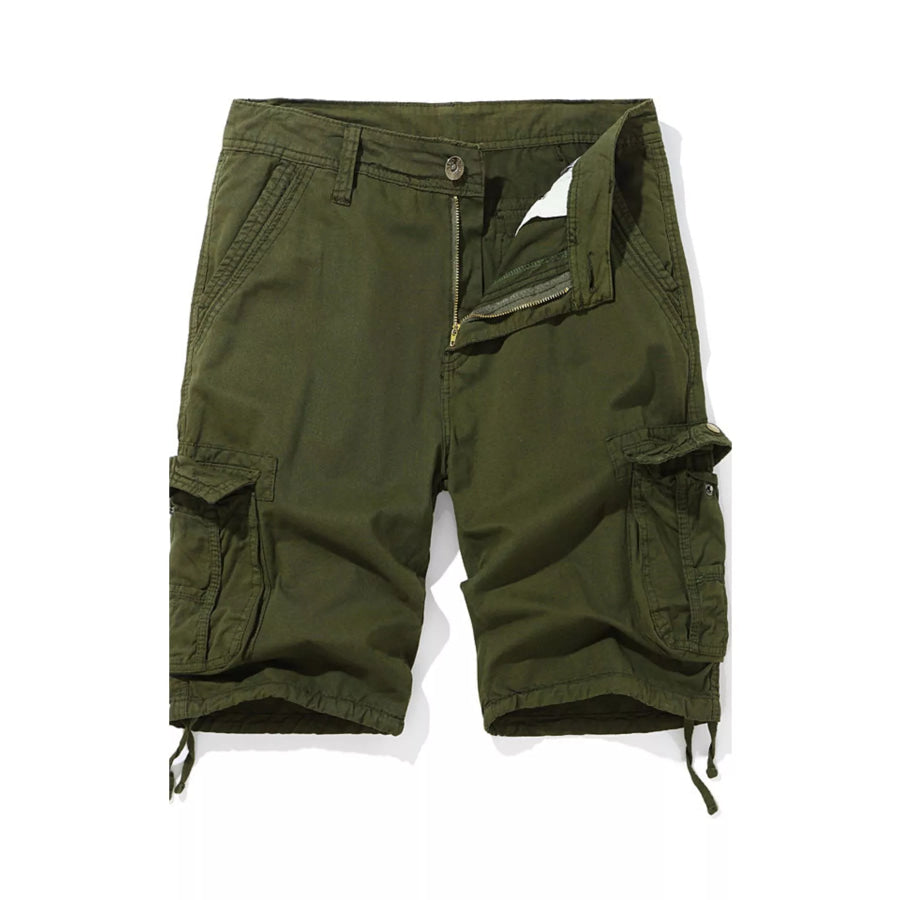 Men’s Casual Cargo Shorts Army Green / 30 Apparel and Accessories