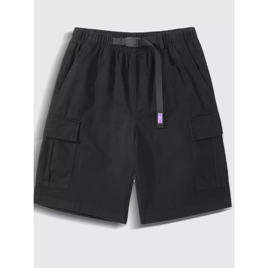 Men’s Casual Cargo Shorts Black / M Apparel and Accessories