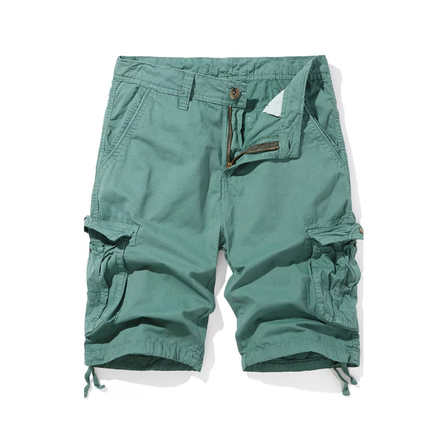 Men’s Casual Cargo Shorts Blue / 30 Apparel and Accessories