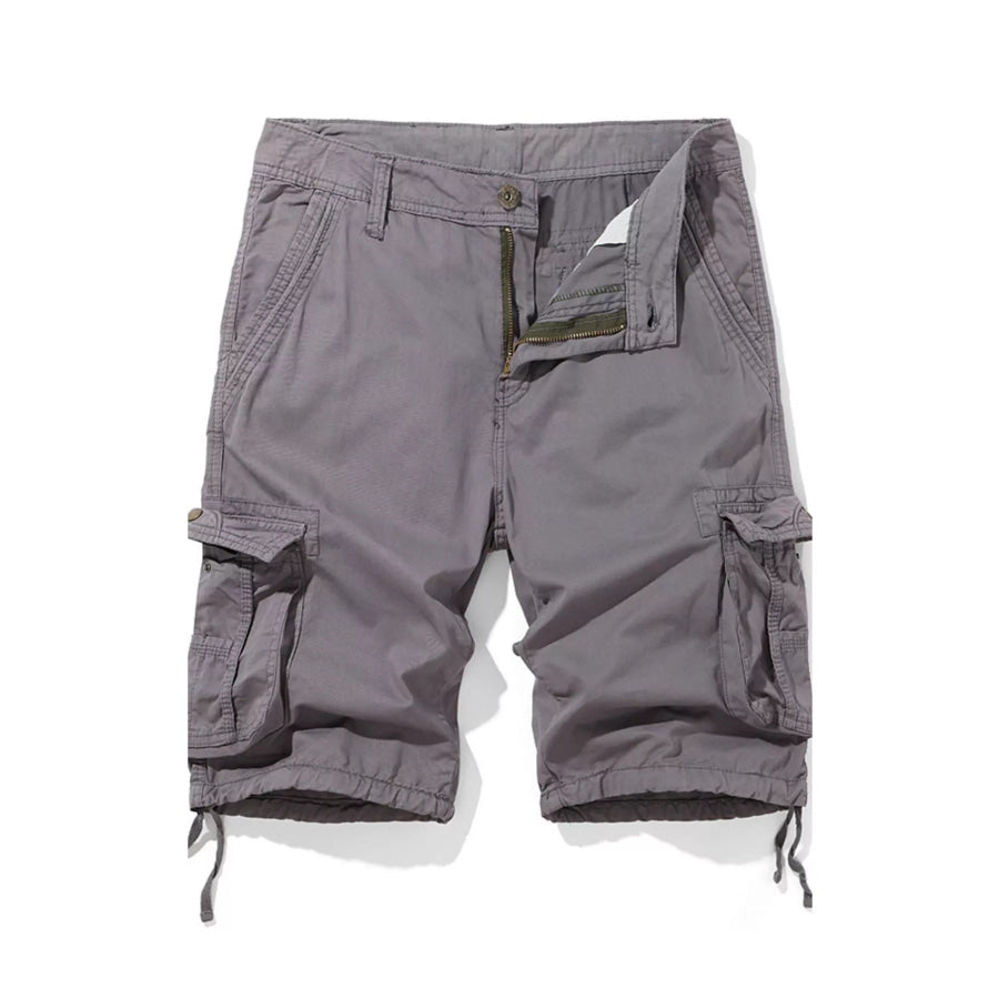 Men’s Casual Cargo Shorts Gray / 30 Apparel and Accessories