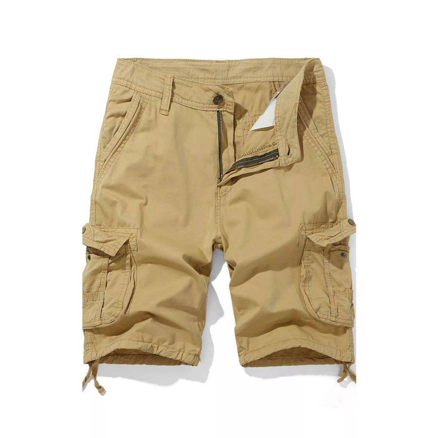 Men’s Casual Cargo Shorts Khaki / 30 Apparel and Accessories