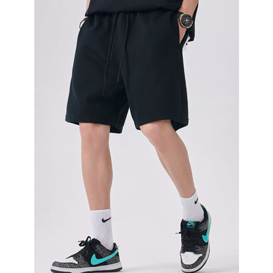 Men’s Casual Drawstring Shorts Black / M Apparel and Accessories