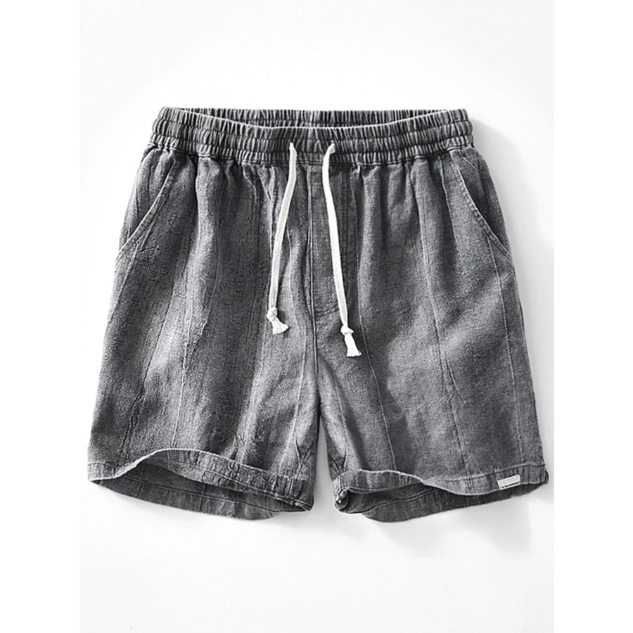 Men’s Casual Drawstring Shorts Gray / S Apparel and Accessories