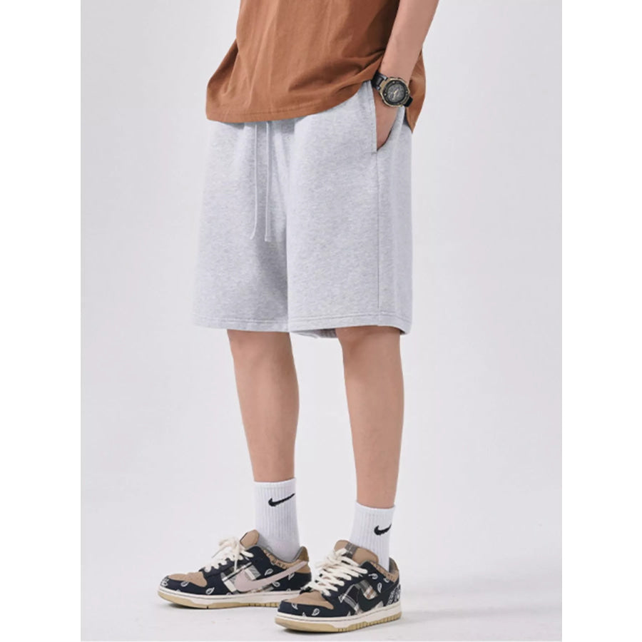 Men’s Casual Drawstring Shorts Light Gray / M Apparel and Accessories