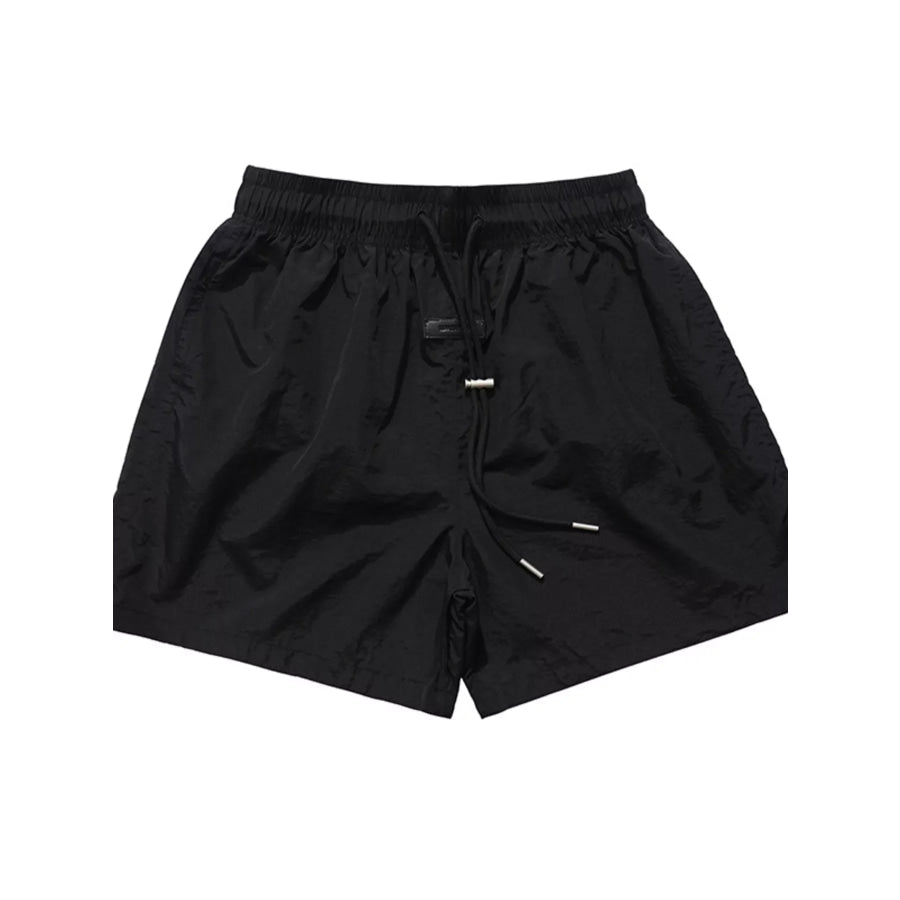 Men’s Casual Drawstring Waist Shorts Brown / M Apparel and Accessories