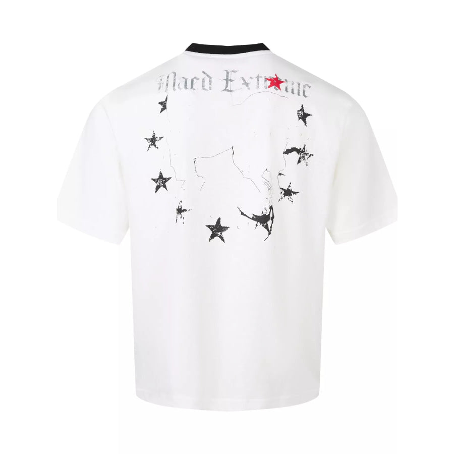 Men’s Cat Star Graphic Short Sleeve T-Shirt Apparel and Accessories