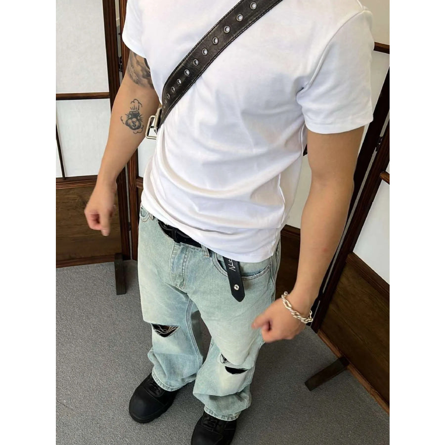 Men’s Classic Crew Neck Short Sleeve T-Shirt Apparel and Accessories