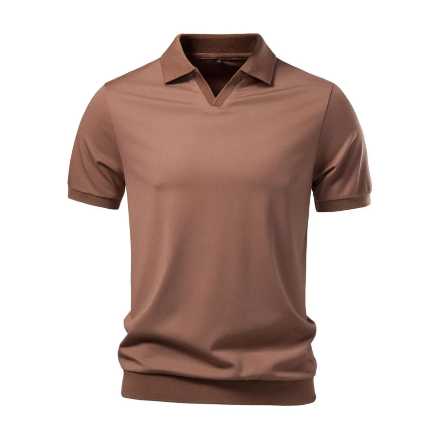 Men’s Classic Fit Short Sleeve Polo Earth Yellow / S Apparel and Accessories