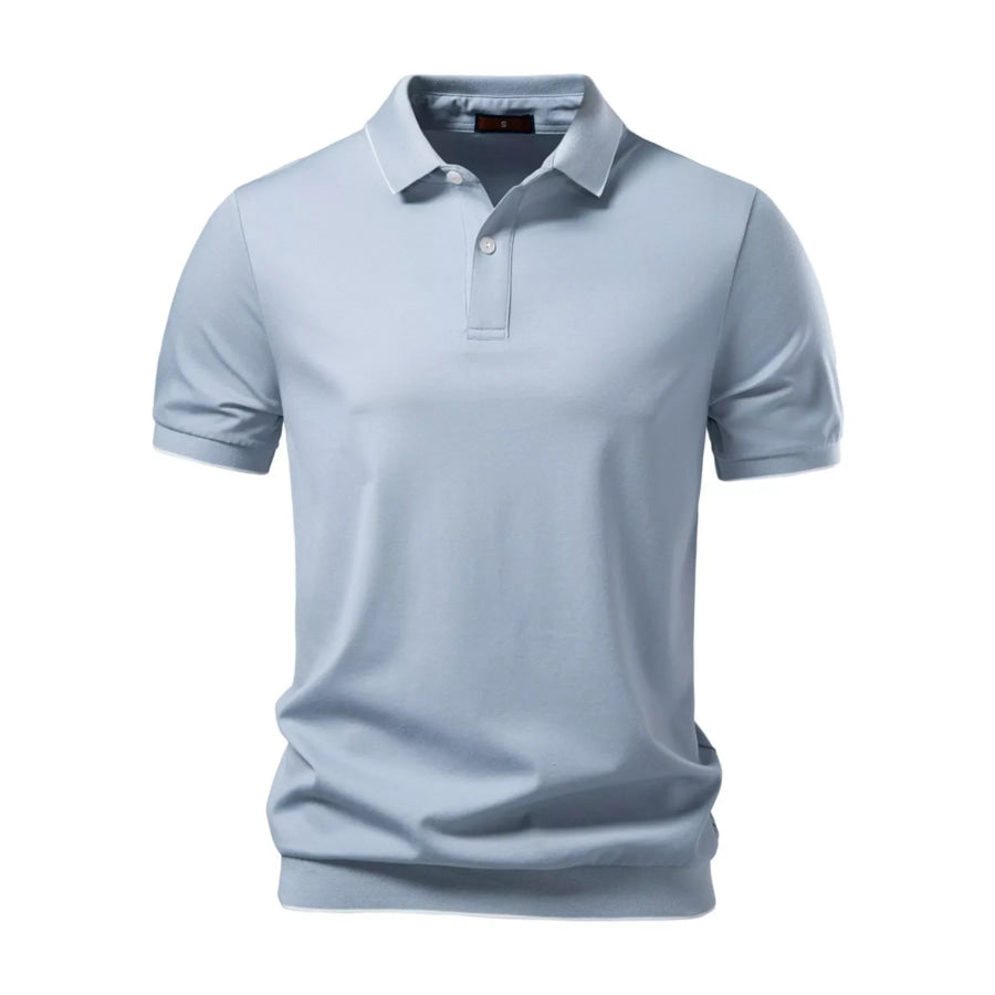 Men’s Classic Fit Short Sleeve Polo Light Blue / S Apparel and Accessories